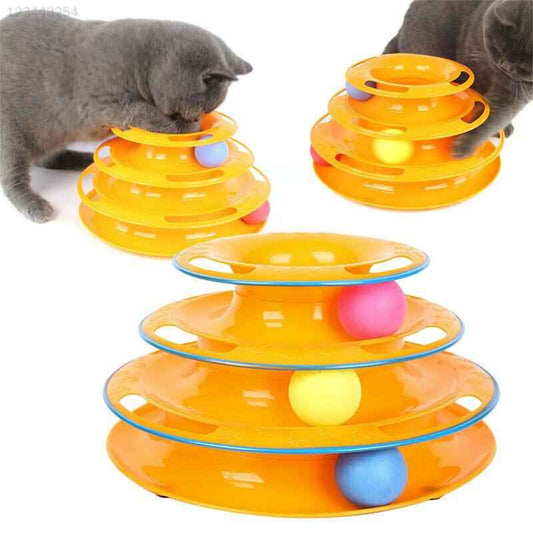 Cat Toy Tower - Interactive Fun for Your Feline Friends
