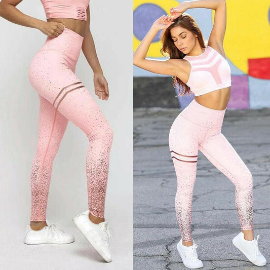 Sparkling Yoga Leggings - Stylish & Comfortable Workout Wear 1