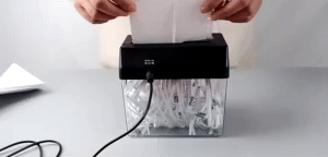 Mini Paper Shredder - Convenient Portable Document Shredder 1