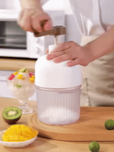 Hand-operated Ice Crusher - Effortless Ice for Summer Fun 1